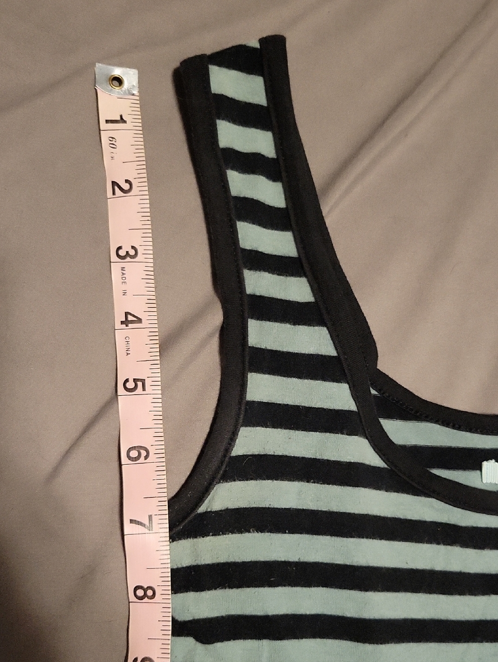 Kimchi Blue green & black striped tank dress - Picture 7 of 7